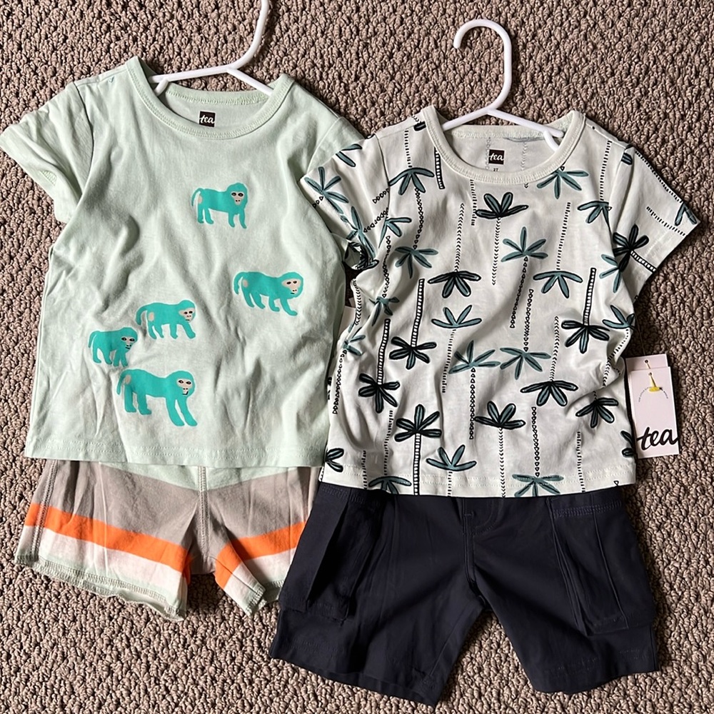 Two sets of tea collection (NWT) ready for summer!